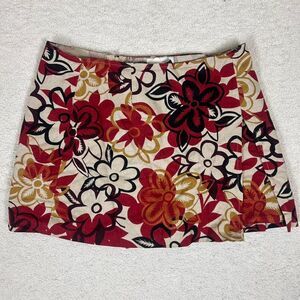 Wrapper 90s does 70s Floral Skort